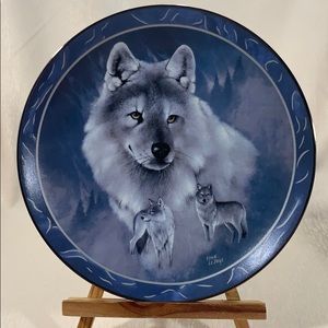 "Silver Scout"  Eddie LePage Wolf Collector Plate